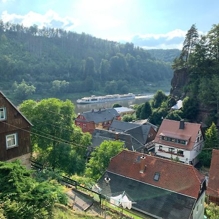 Haus Bergfriede Hotel Бад Шандау Екстериор снимка
