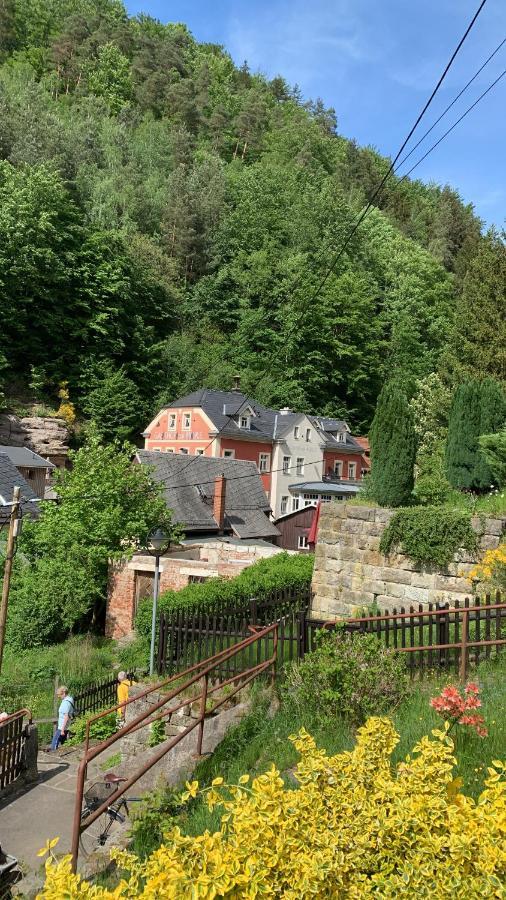Haus Bergfriede Hotel Бад Шандау Екстериор снимка