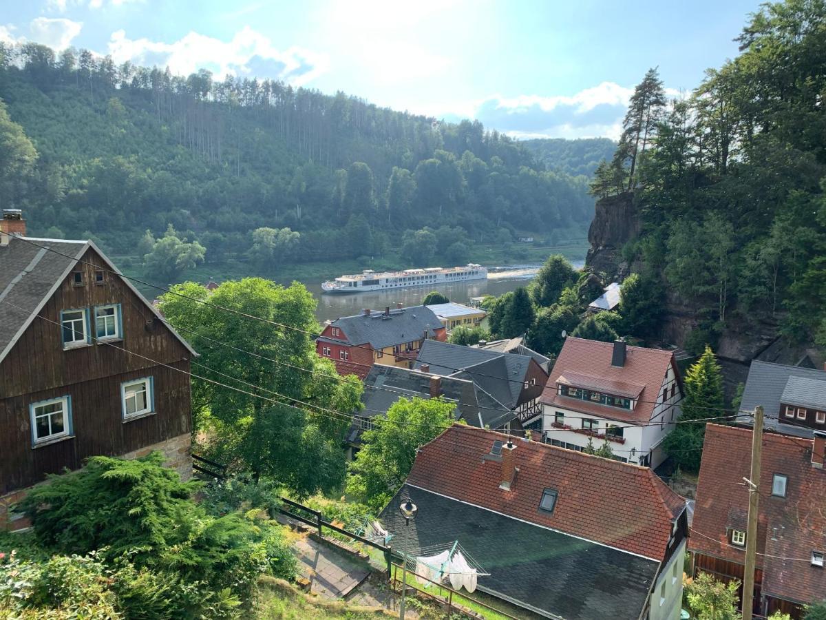 Haus Bergfriede Hotel Бад Шандау Екстериор снимка