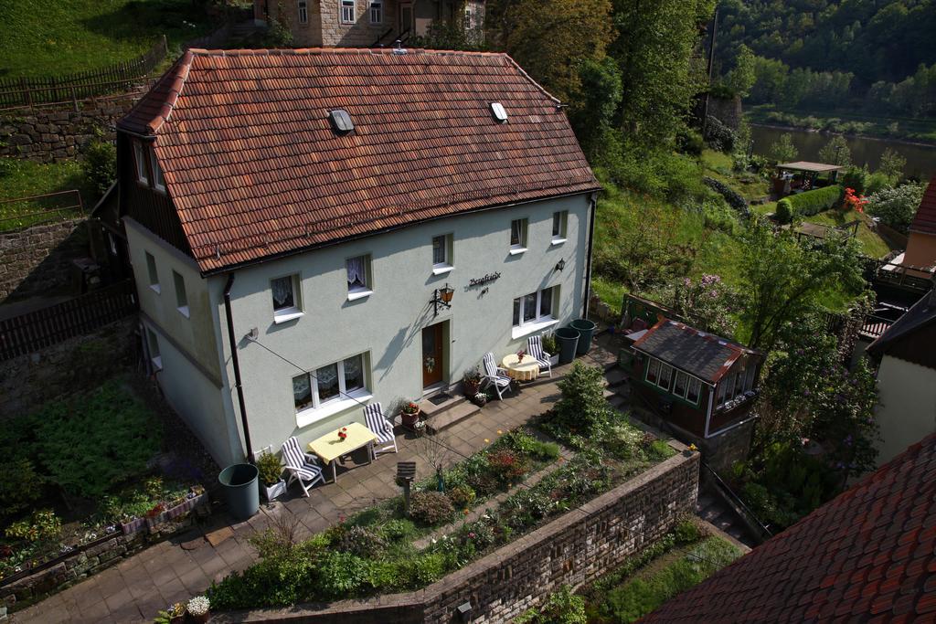 Haus Bergfriede Hotel Бад Шандау Екстериор снимка